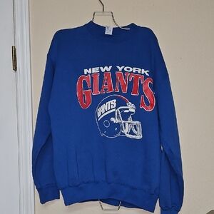 New York Giants Mens Large Vintage Sweatshirt  1980's Graphic Logo